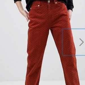 Original Mom Jeans Polka Dots